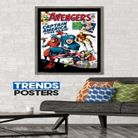 Marvel Comics-Avengers - Amerika Kapitány-Képregény Borító Fali Poszter, 22.375 34