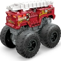 Hot Wheels Monster Trucks Roarin ' Wreckers, 1: 5. skála-riasztó játék teherautó fényekkel & hangok