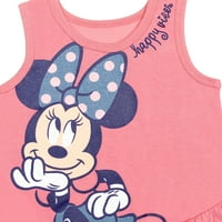 Disney Minnie Mouse Kislányok Crossover póló és rövidnadrág csecsemő a Kis Kidnek