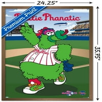 Philadelphia Phillies-Phillie Phanatic Fali Poszter, 22.375 34