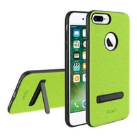 Iphone Plus 6s Plus Plus masszív textúra TPU védőburkolat zöld színben