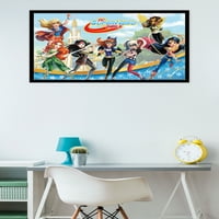 Képregény TV-DC szuperhős lányok-lányok fali poszter, 22.375 34