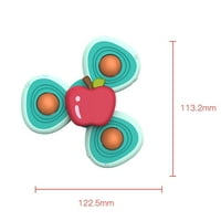 TureClos Spinning Top játékok szilikon virág rajzfilm Spinning szívó játékok tapadókorong Spinning Top játék gyerekeknek