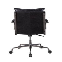 Acme bútor Haggar Executive Office magas háttámla szék antik pala felső gabona bőr