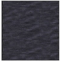 Guilia geometriai díszítő szőnyeg, ultra fekete indigó, 5 láb 8 lábú szőnyeg