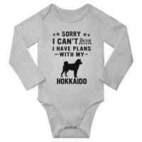 Sajnálom, nem tudok terveim vannak a Hokkaido baba hosszú ujjú testemmel