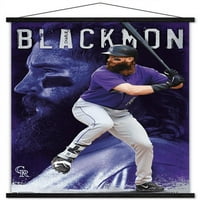 Colorado Rockies-Charlie Blackmon fali poszter Nyomócsapokkal, 22.375 34