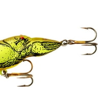 Lázadó középső Wee Craw Crankbait Chartreuse barna 11 16 oz