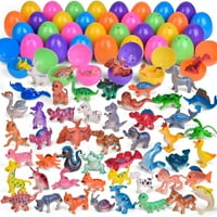 Válogatott mini állatok figurák, műanyag mini dzsungel-állati játékok húsvéti tojásai