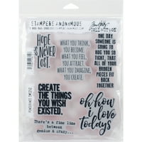 Tim Holtz Ragaszkodnak Bélyegek 7 X8. 5 - Ponderings