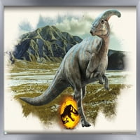 Jurassic World: Dominion-Parasaurolophus Fókuszfal Poszter, 14.725 22.375 Keretes