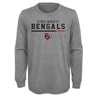 Cincinnati Bengals Boys 4- LS tee 9K1BXFGF XS4 5