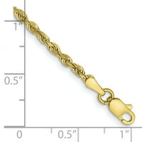 10K sárga arany négyszeres Link kötél karkötő lánc finom ékszerek női ajándékok neki