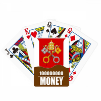 Vatikán eu nemzeti embléma póker játékkártya vicces kéz játék