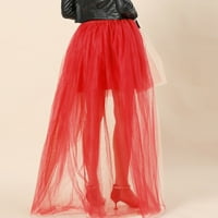 yinguo női népszerű fecskefarkú szoknya divat fekete elülső rövid hátsó hosszú puffadt szoknya xl