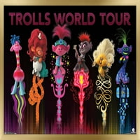 DreamWorks trollok-Csoportos fali poszter Tolócsapokkal, 22.375 34
