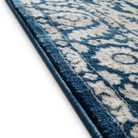 Jól szőtt Hughes Achilles hagyományos keleti antik megjelenés medál kék 5'3 7'3 terület szőnyeg