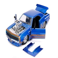 Jada Játékok Chevrolet Camaro Earthshaker Cukorka Kék Arany Csíkkal Bigtime Izom 1: Öntött Modell Autó Játék Jármű