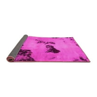 Ahgly Company Beltéri Téglalap Absztrakt Rózsaszín Modern Terület Szőnyegek, 5 '7'