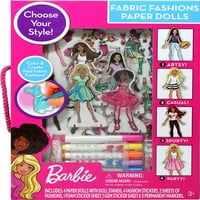 Barbie Szövet Divat Papír Babák