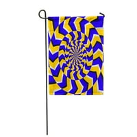 Hipnózis pszichedelikus optikai Spin mozgás hatása Minta kerti zászló dekoratív zászló Ház Banner