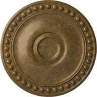 Ekena Millwork 1 8 OD 1 P Foster mennyezeti medál, kézzel festett dörzsölt bronz