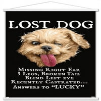 Jim Baldwin-elveszett kutya fali poszter mágneses kerettel, 22.375 34