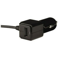 AHC732BF autós töltő microUSB kábellel, Fekete