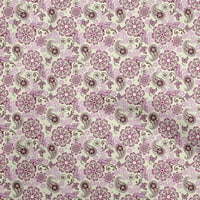 oneOone pamut Jersey világos rózsaszín Szövet Paisleys varrás szövet az udvaron nyomtatott Diy Ruházat varrás kellékek