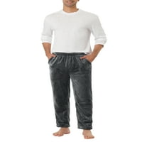 Egyedi olcsó férfiak téli fuzzy pizsamás nadrág húzózsinór éjszakai ruhák nadrág