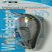 Bomber Windcheater Crankbait 1 2 Ezüst Fekete oz