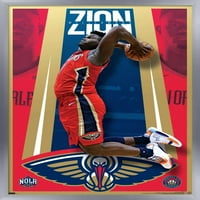 New Orleans Pelicans-Zion Williamson Fali Poszter, 22.375 34