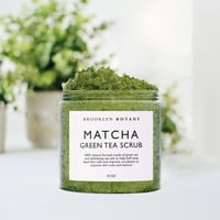 Brooklyn Botany Matcha Zöld tea hámlasztó test, láb- és arcradír hidratálja és táplálja az arc lábát és a bőrt, csökkenti