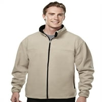 Tri-Mountain Performance Outrider Micro fleece bonded jacket, 3x-nagy, vörös szén