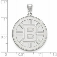 LogoArt NHL Boston Bruins ezüst Extra nagy medál
