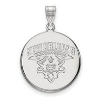 Fehér ezüst medál medál Louisiana NCAA New Orleans-i Egyetem 21
