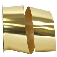 Papír minden alkalommal metál arany műanyag szalag, 25yd 2,5 hüvelyk, 1 csomag