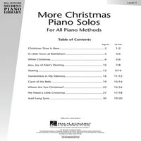 Hal Leonard hallgatói zongora könyvtár: több karácsonyi Zongoraszóló minden Zongoramódszerhez, szint