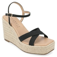 Journee Collection női Raniya Tru Comfort Faam Espadrille platform ék szandál