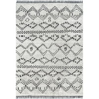Nuloom Jaycee Absztrakt puha, bozontos texturált béren kívüli szőnyeg, 4 '6', bézs