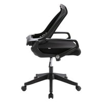 Hálóháló irodai szék, Aukfa magas hátsó akcentus szék, állítható fejtámla fegyverekkel, ágyéki támogatás, kényelmes