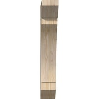 Ekena Millwork 1 2 W 22 D 34 H Thorton Slat Smooth Bracket, Douglas FIR