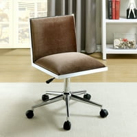 Amerikai bútorok delta kortárs kárpitozott irodai szék, barna