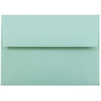 Papír & boríték 4bar a boríték, 1 8, Aqua kék, 25 csomag