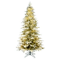 Vickerman 3 '28 özönlöttek Kamas Fraiser mesterséges karácsonyfa, meleg fehér Dura-Lit adapterek LED-es lámpák-Fau