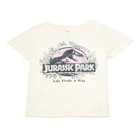Jurassic Park Girls rövid ujjú póló, Méretek XS-XL