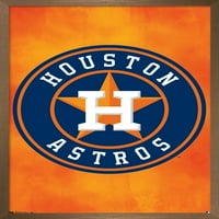 Houston Astros - logó 24.25 35.75 keretes poszter