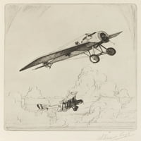 Fokker Monoplán Plakát Nyomtatás Mary Evans Picture Library