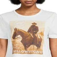 A Yellowstone Juniors RIP Wheeler grafikus póló rövid ujjú, Méret XS-3XL