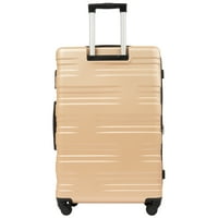 Mera poggyász TSA zár fonó kerekek Hardside bővíthető poggyász utazási bőrönd Carry On poggyász ABS 28